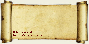 Paun Jazački vizit kartica